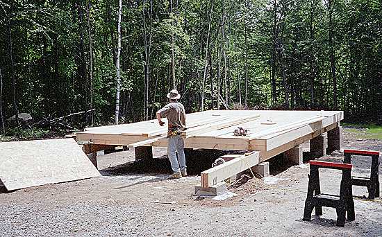 Need shed plan?: Building shed foundation uneven ground
