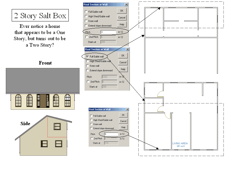 2 Story Salt Box "Like"