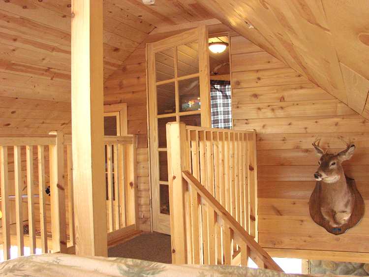 16' wide cabin loft area