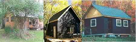 several owner-built homes with photos