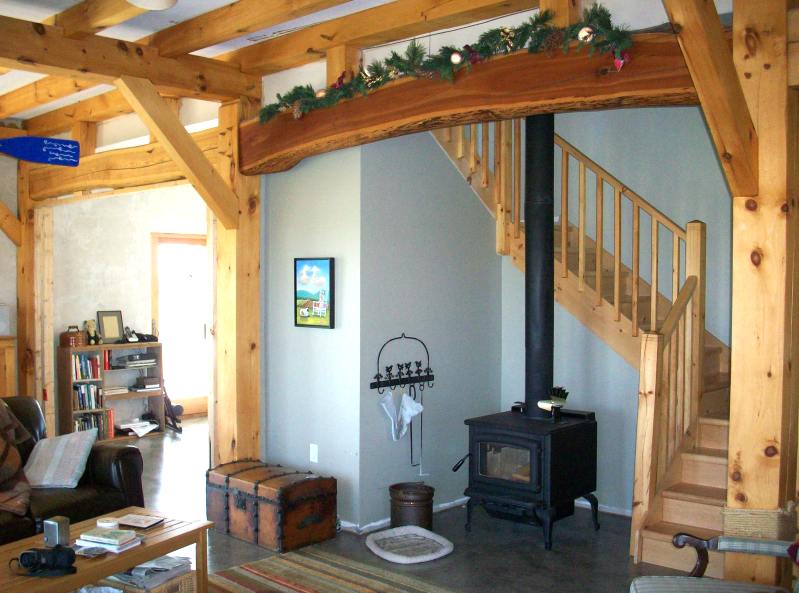 stair in timber frame