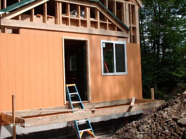 framing and flashing for hip roofed porch