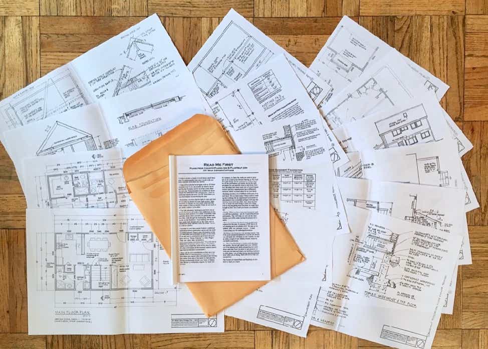 The 2 Story Universal Cottage House Plans Kit from CountryPlans.com includes everything seen here.