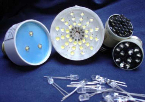 Some of the options - small lights are ganged together to make larger and brighter modules.